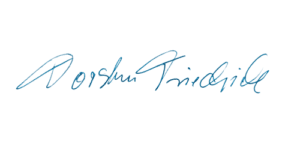 Handschriftliche persönliche Unterschrift von Torsten Friedrich